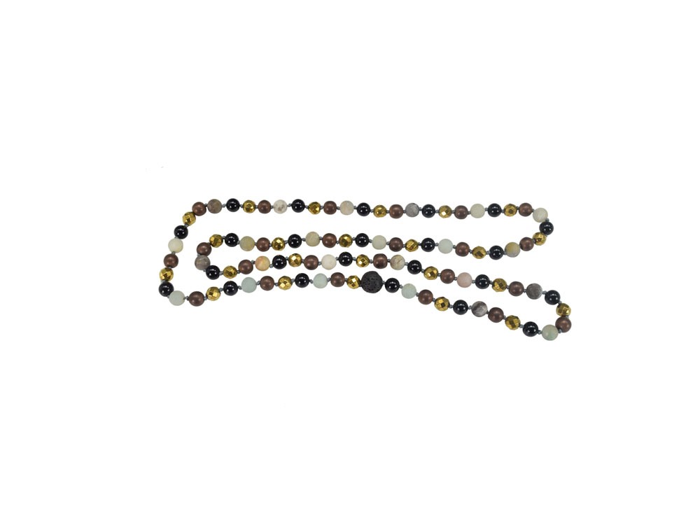 14mm Volcanic Stone 8mm Frosted Amazon Black Gallstone Frosted Bronze Black Gallstone Angle Gold Black Agate Mixed Knotted 36 Inches Gray Line Beads Source