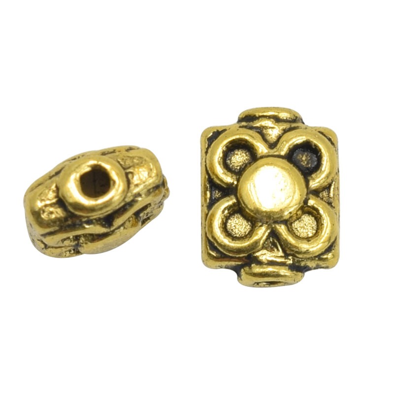 Beads,Antiqued Gold Pewter (alloy),Spacers/Daisies Height 9mm,Width 7mm ...