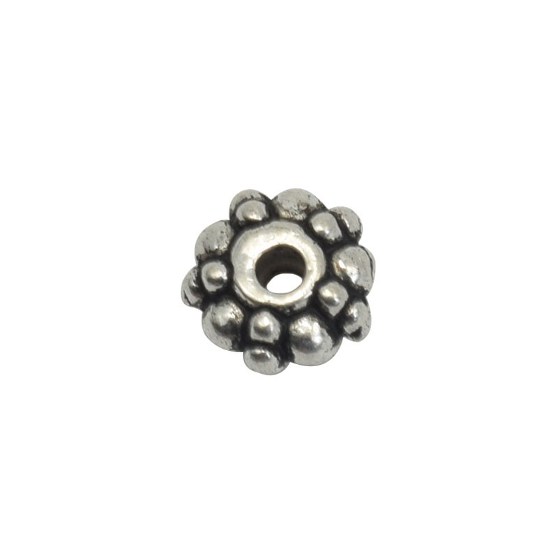 Beads,Antiqued Silver Pewter (alloy),Spacers/Daisies 6mm A371 (1bag/250g)