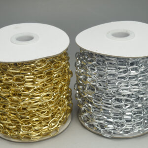 11x6.7mm Aluminum Smooth Cable Chain ( 65.6 Feet in the Roll) (K16608)