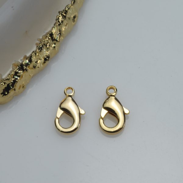 12mm 14K Gold Lobster Claw Clasps Finding（K010046）