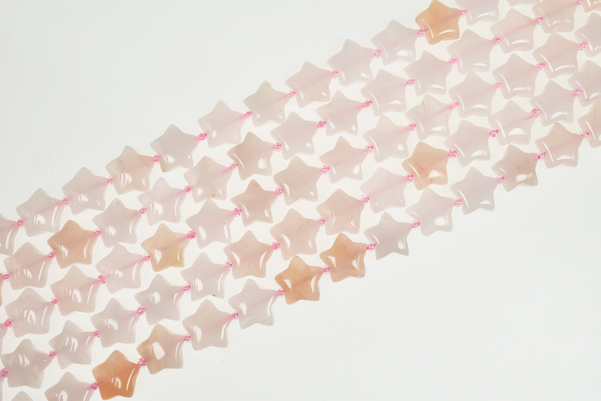 15mm Smooth Star Shape Natural Gemstone Bead Strands (15 Inches Long) - Image 10