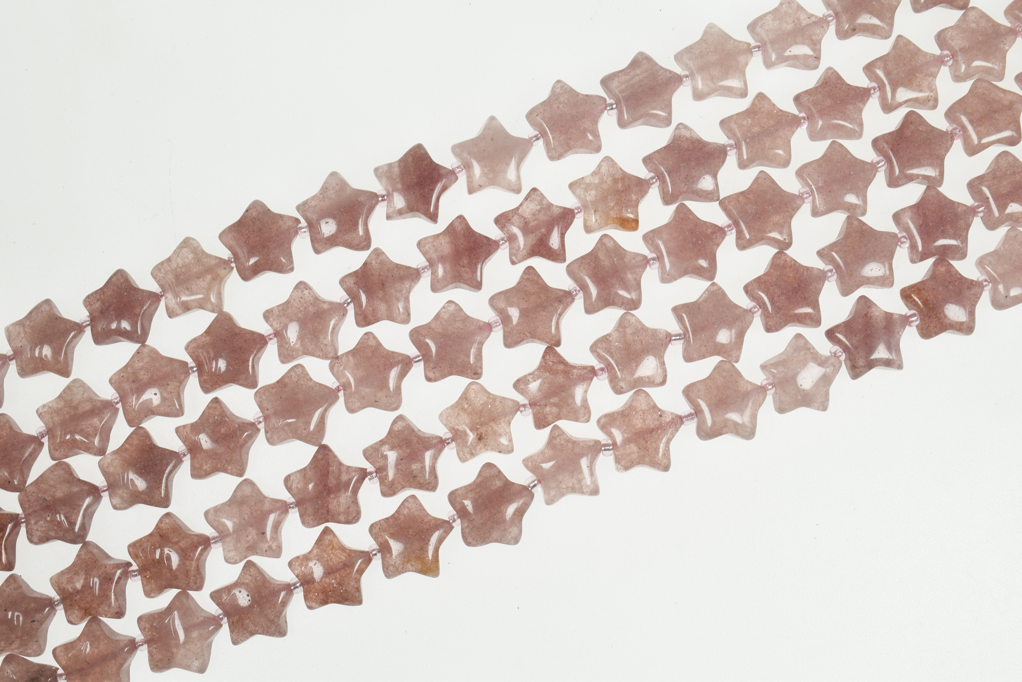 15mm Smooth Star Shape Natural Gemstone Bead Strands (15 Inches Long) - Image 6