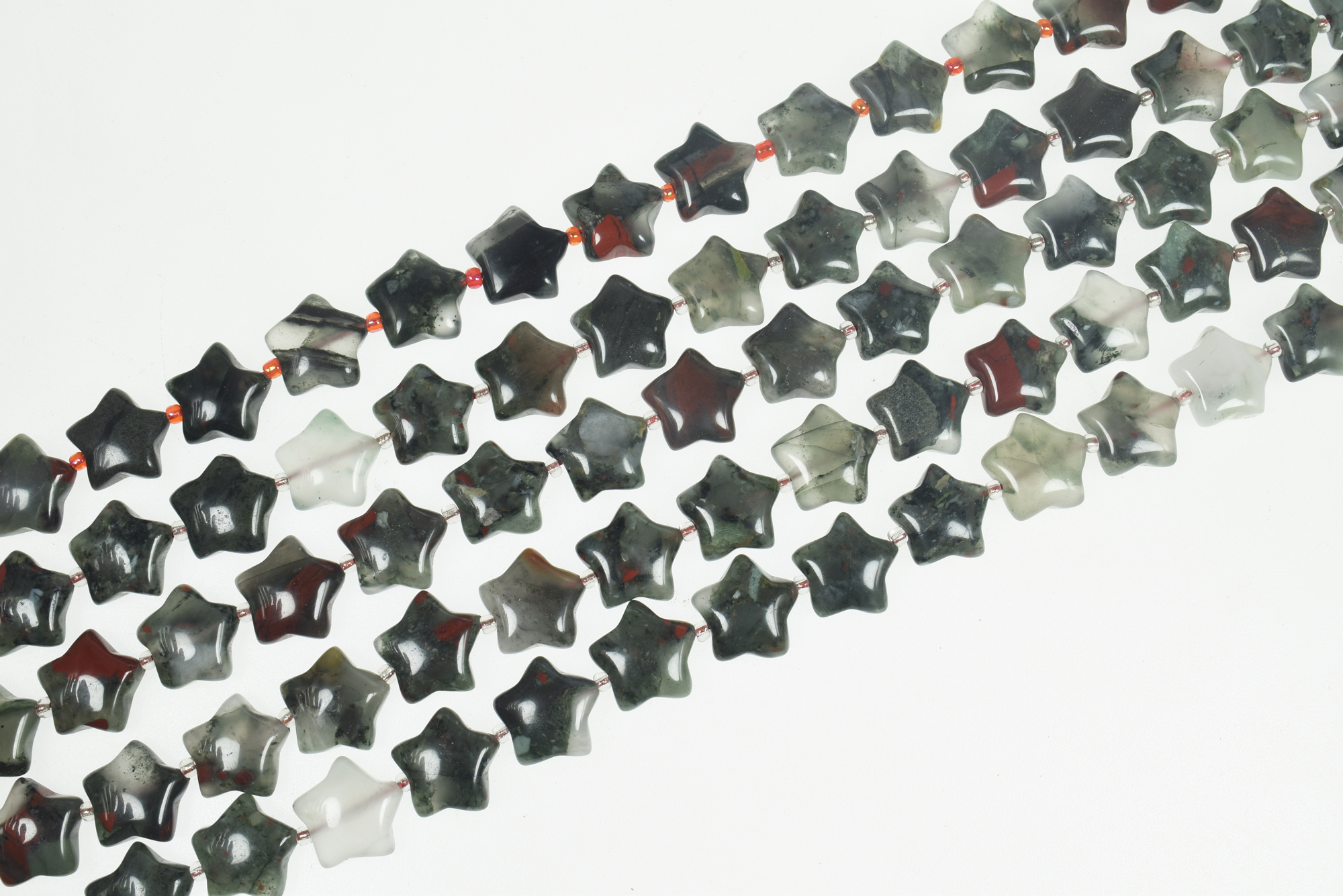 15mm Smooth Star Shape Natural Gemstone Bead Strands (15 Inches Long) - Image 8
