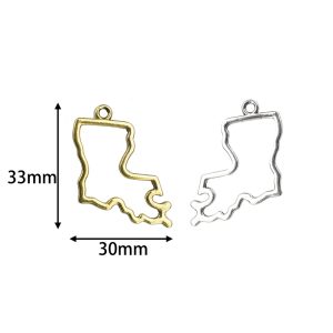 33x30mm Lead Free Pewter Western Charm A41696