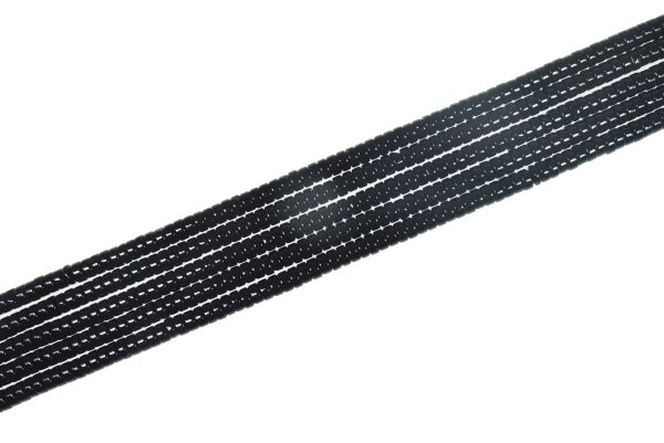 3x6mm Heishi Rondelle Glass Bead Strand (15 Inches Long) - Image 2