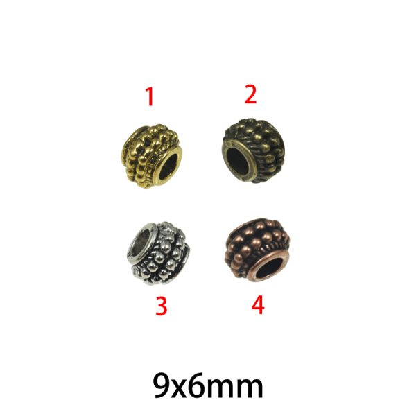 9x6mm Lead Free Pewter Spacers Charm A11511