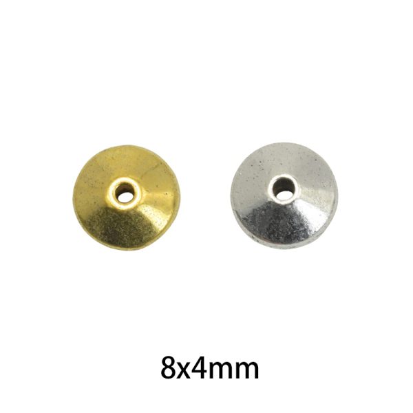 8x4mm Lead Free Pewter Spacers Charm A15778