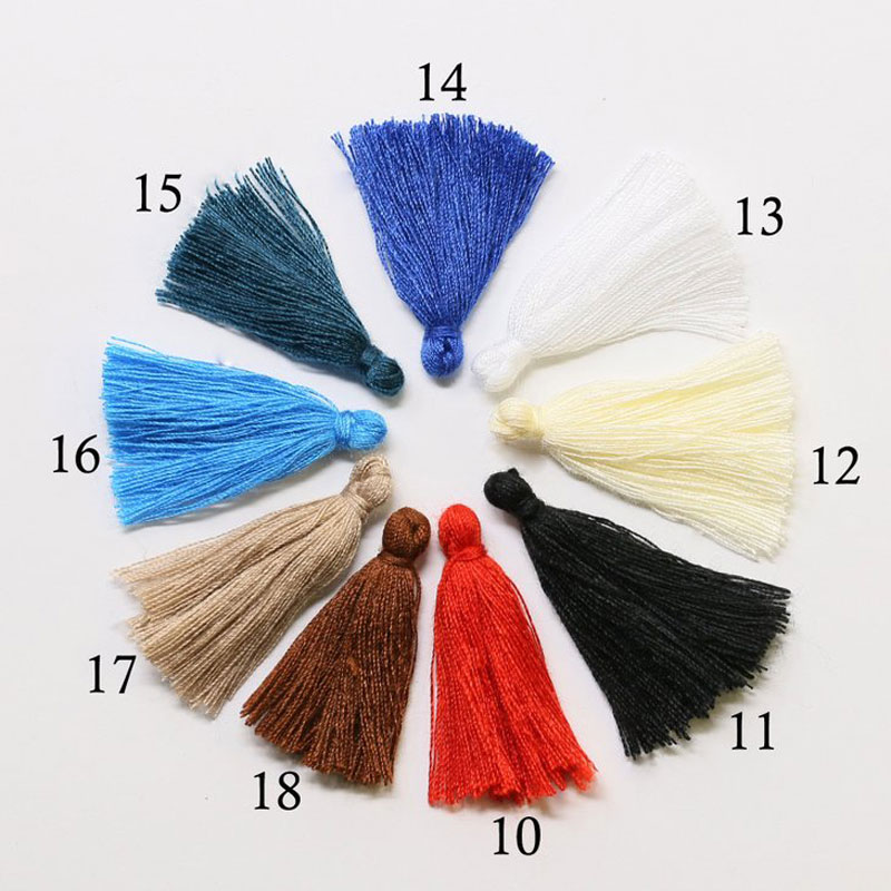 Small Silk Tassels ( 20 Pieces a Package ) ( 30 MM) - Image 2
