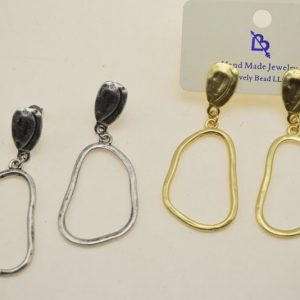 High Quality Handmade Matte Finish Earring Pair