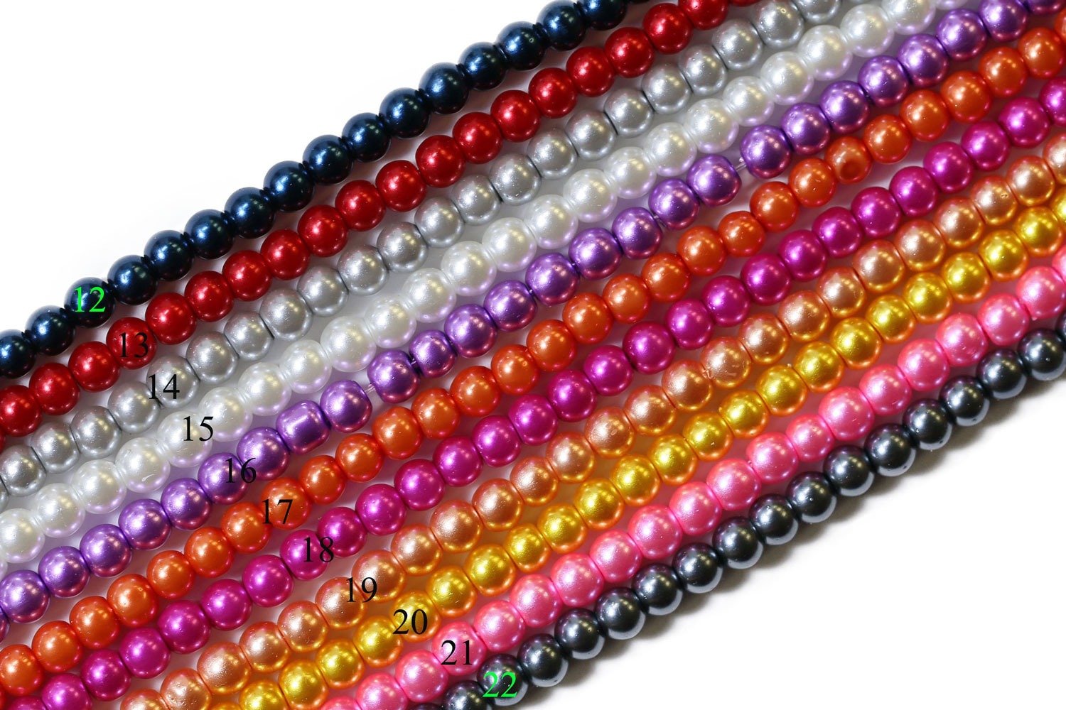 Lovely Bead 4mm Glass Pearl Round Bead Strands 16 Inches Long - Image 2