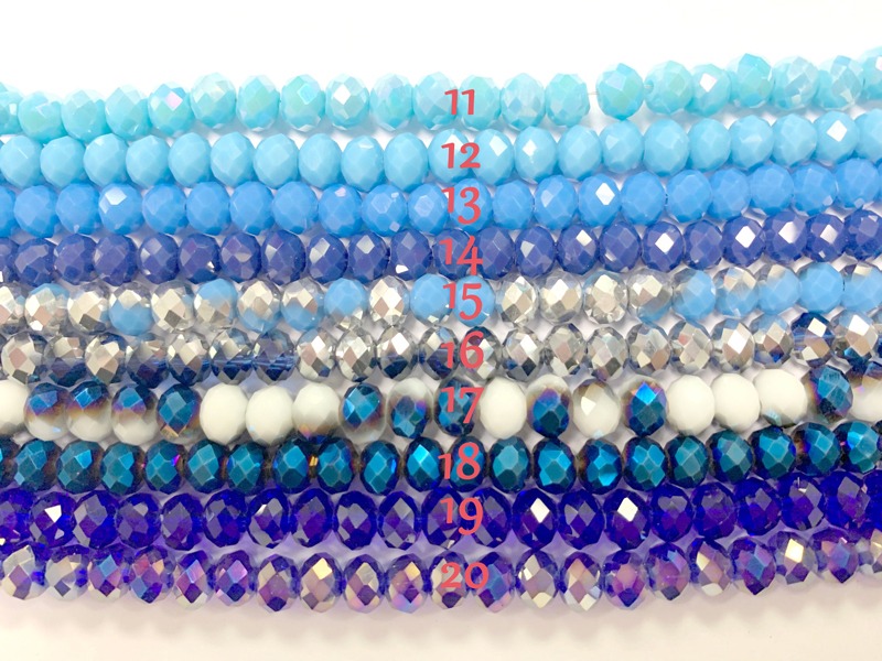 6x4mm Angelic Crystal Rondelle Strands 16 Inches Long (5 or 10 strands) - Image 2