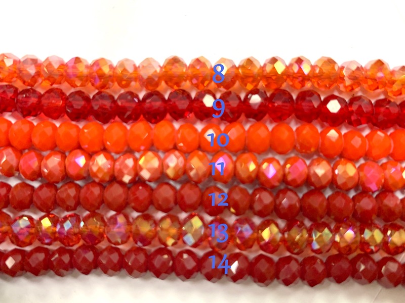 6x4mm Angelic Crystal Rondelle Strands 16 Inches Long (5 or 10 strands) - Image 2